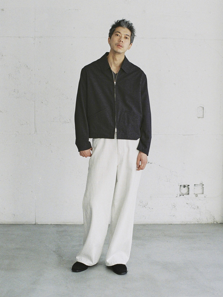 Wool Cropped Sport Jacket