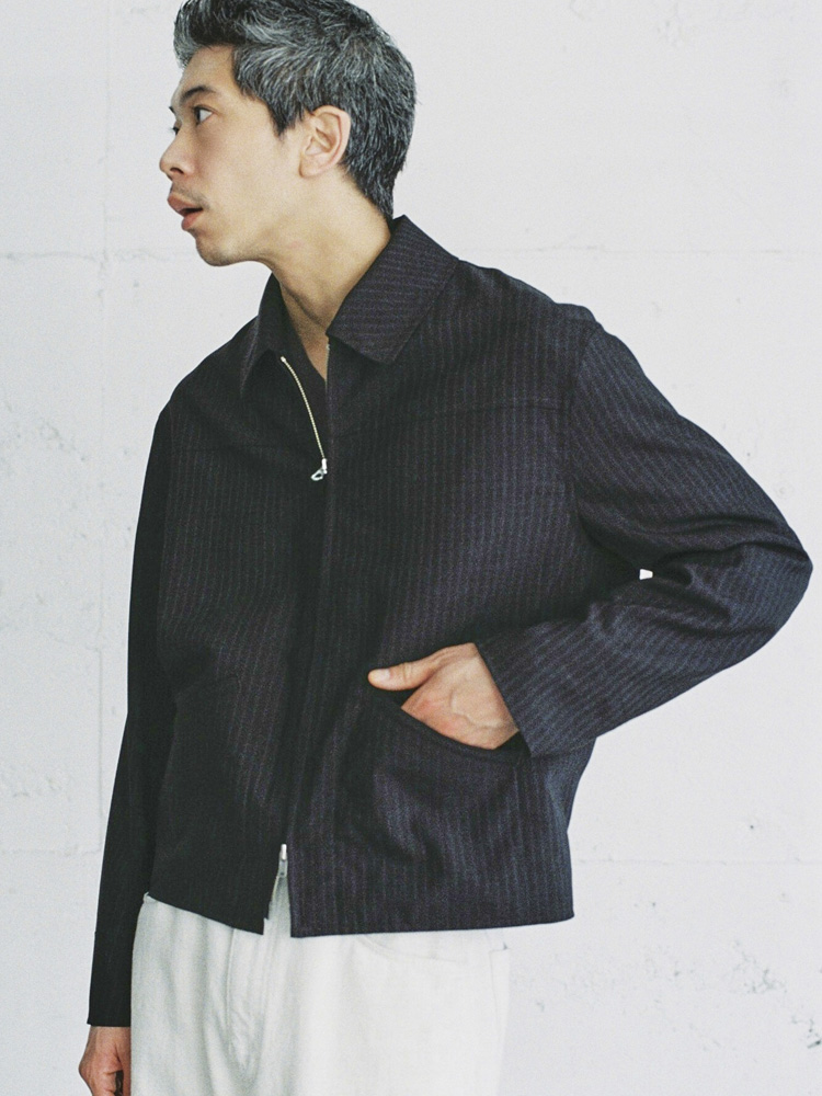 Wool Cropped Sport Jacket