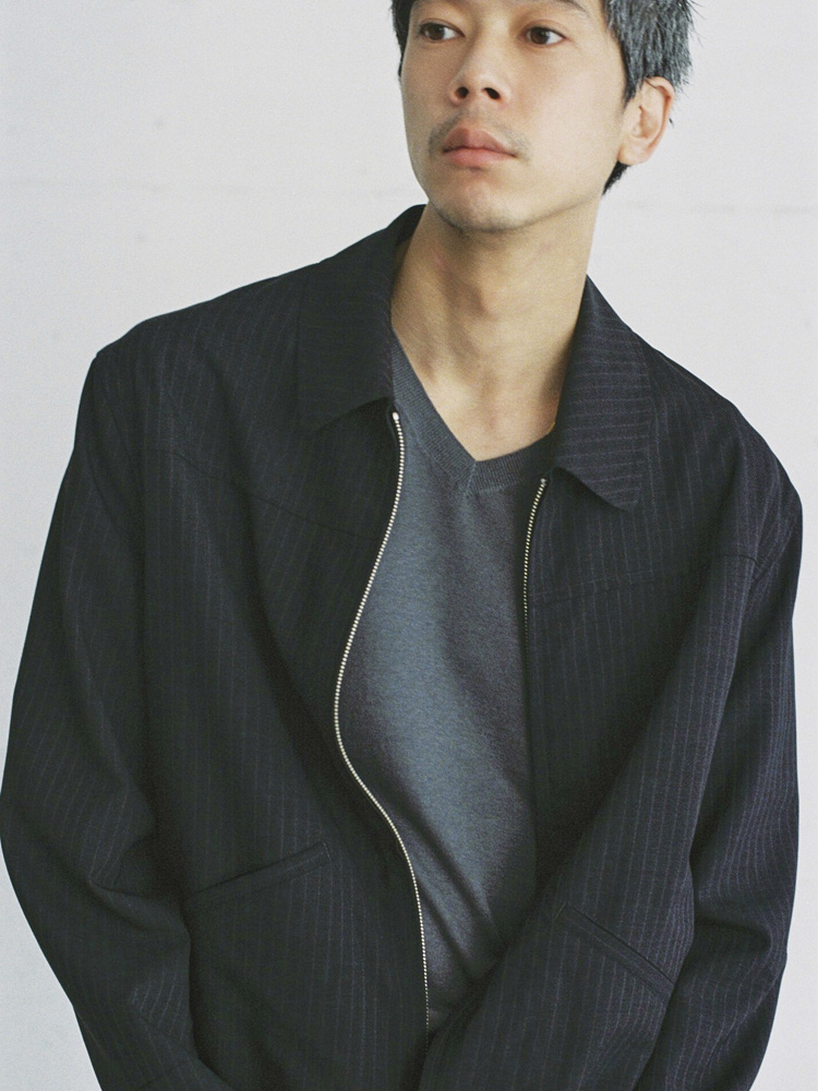 Wool Cropped Sport Jacket