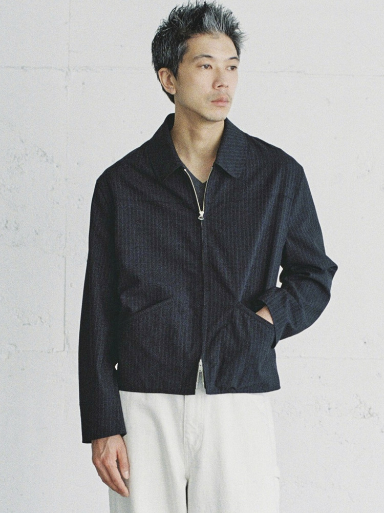 Wool Cropped Sport Jacket