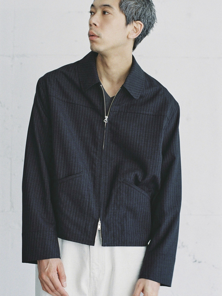 Wool Cropped Sport Jacket