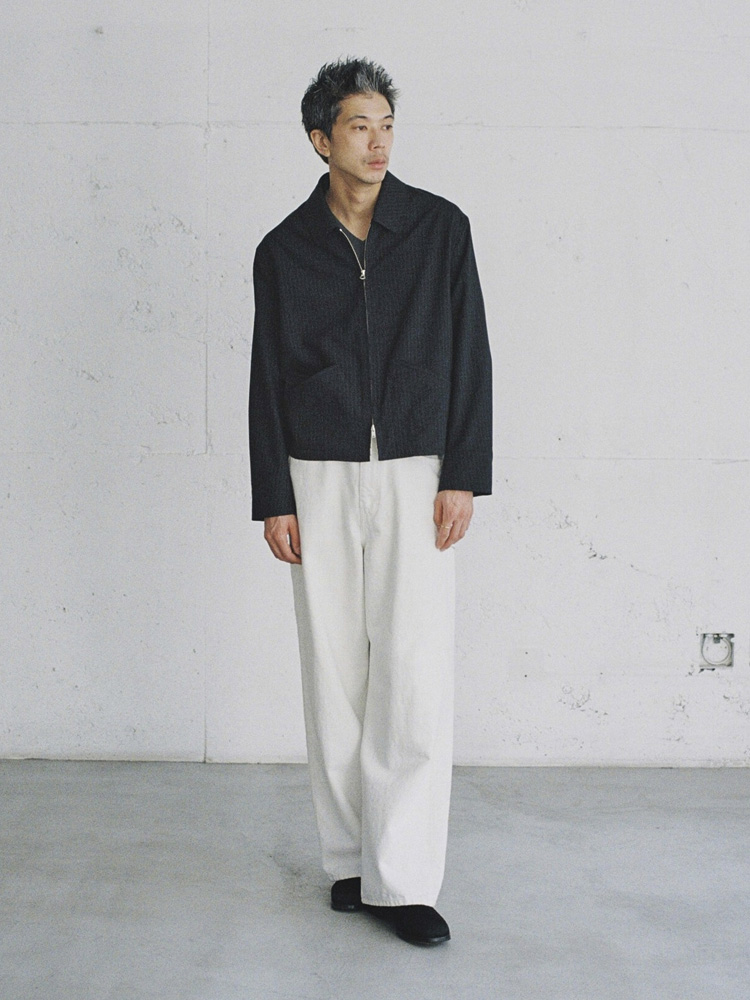 Wool Cropped Sport Jacket