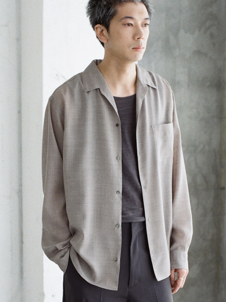 T/W Voile Sheer Shirt