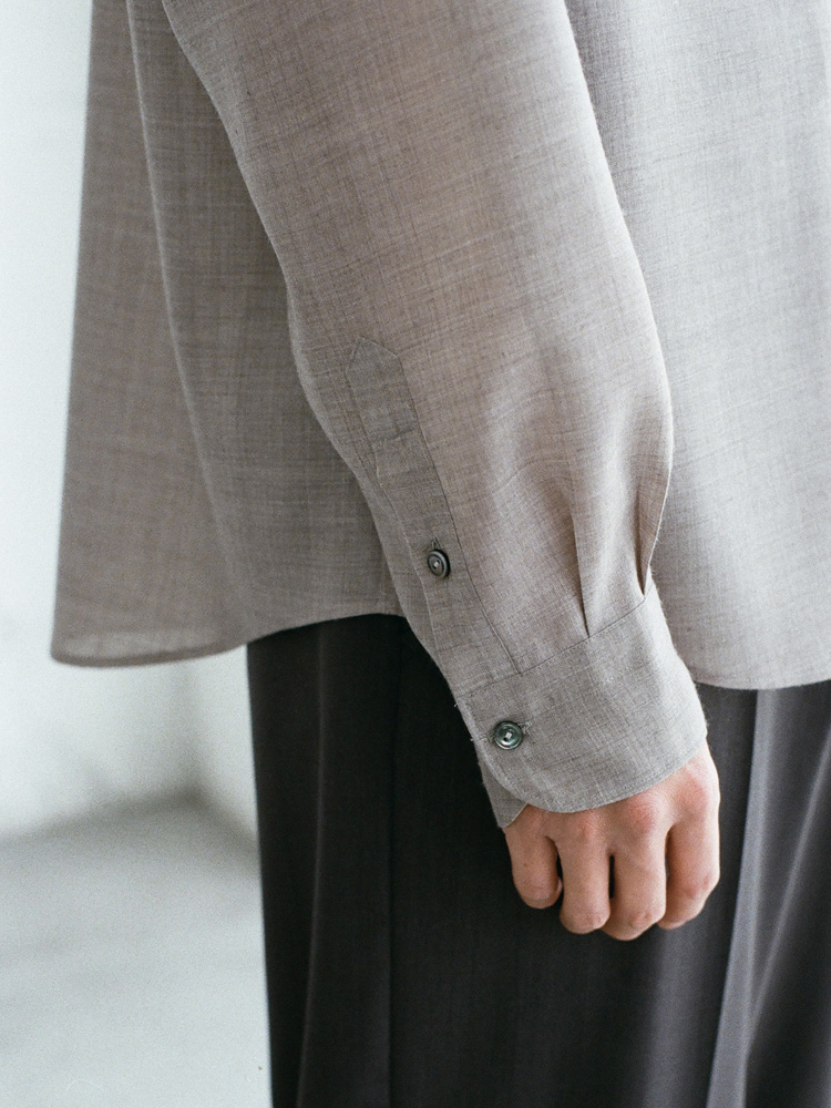 T/W Voile Sheer Shirt