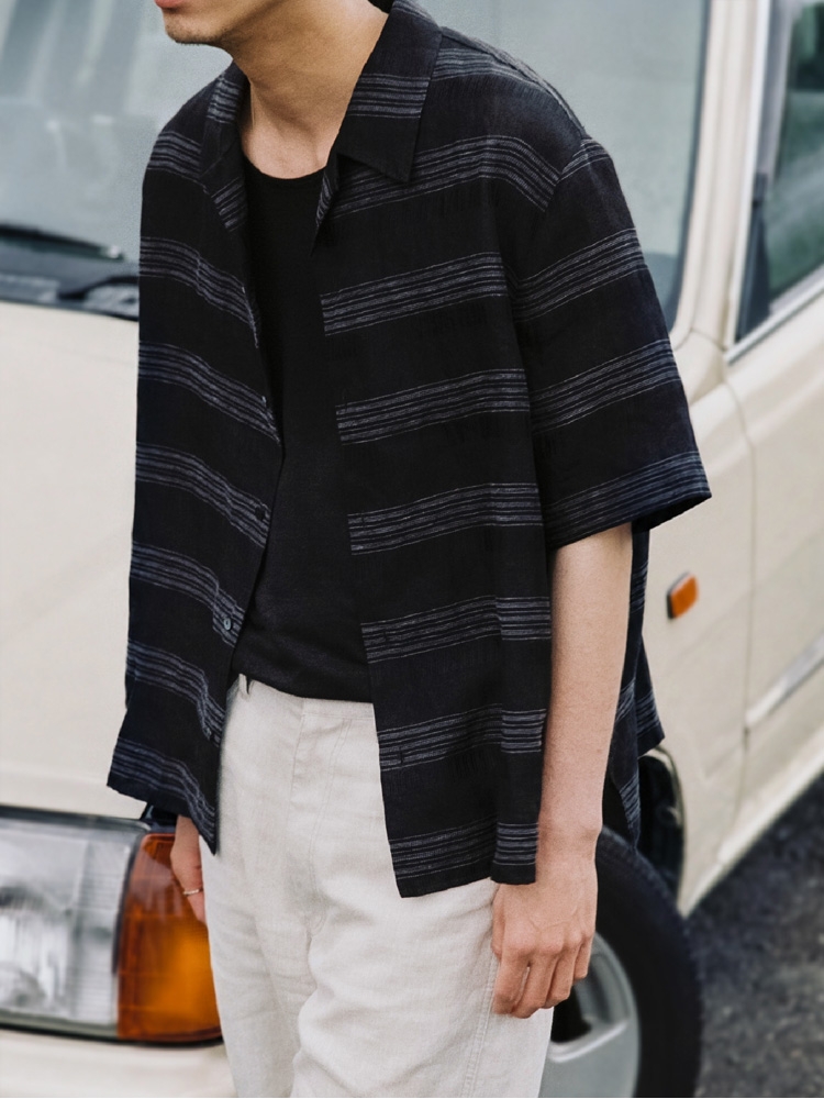 Li/Cu Dobby S/S Shirt / 商品詳細ページ/ LIDNM / Llife ONLINE STORE