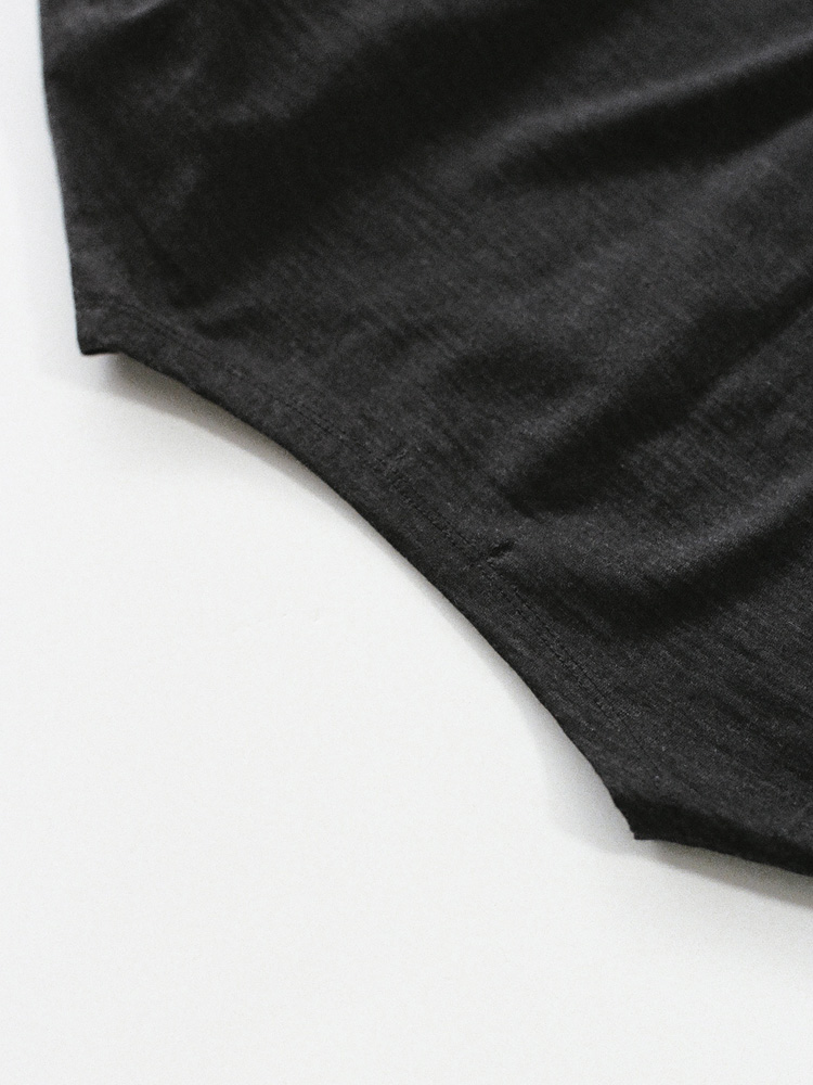 Wool Jersey Henley L/S Tee