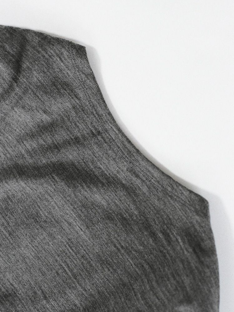 Wool Jersey Henley L/S Tee