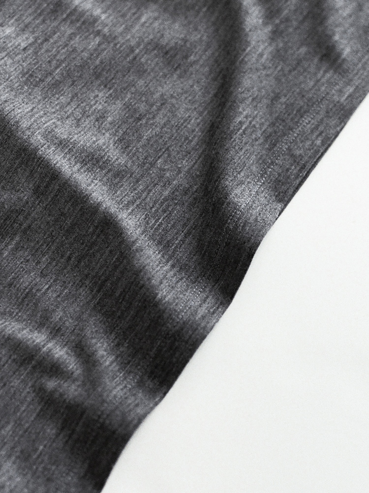 Wool Jersey Henley T-Shirt