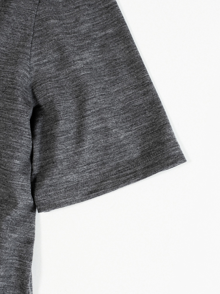 Wool Jersey Henley T-Shirt