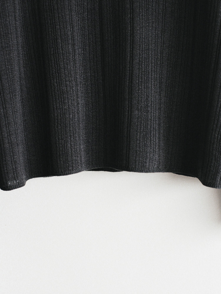 Vis/Li Random Rib Henry Knit