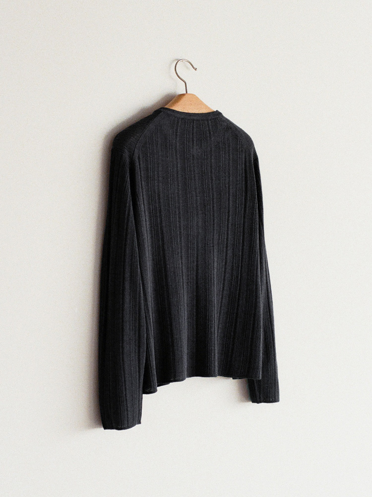 Vis/Li Random Rib Henry Knit