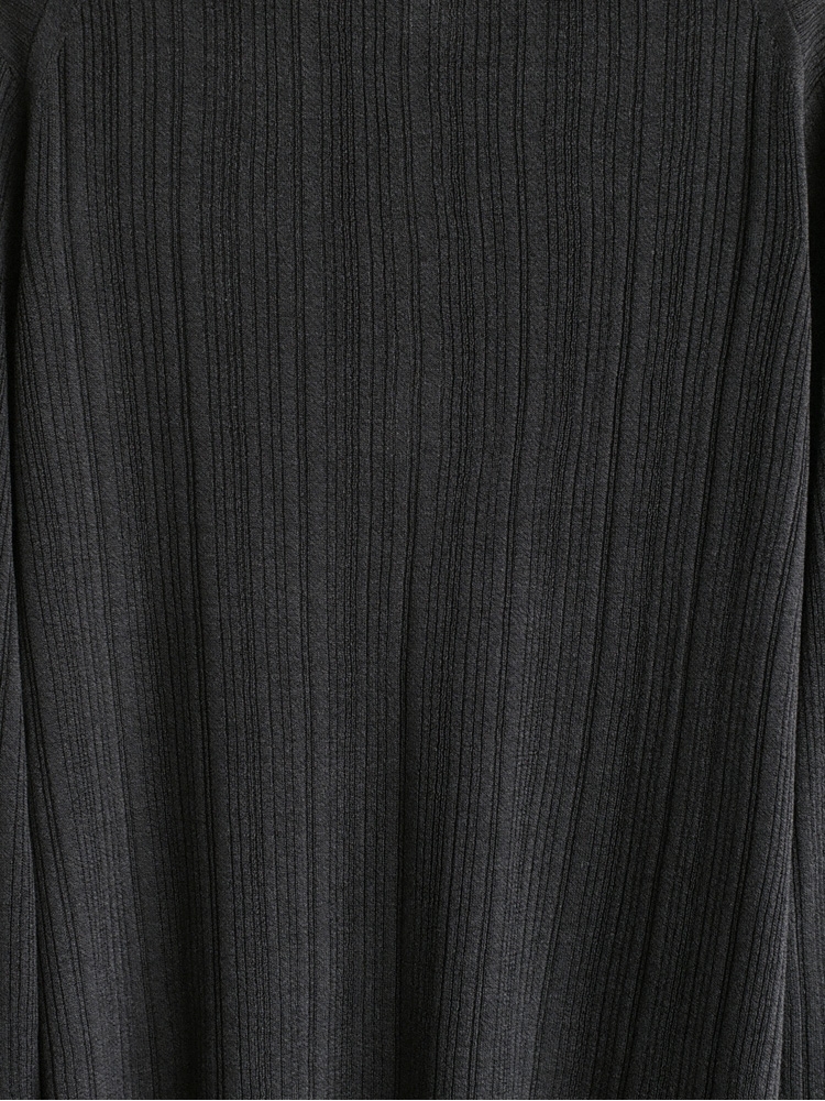 Vis/Li Random Rib Henry Knit