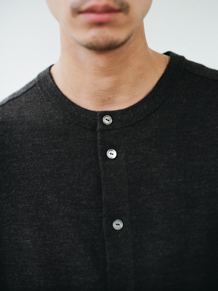 W/Si/Ca 18G Crew Cardigan