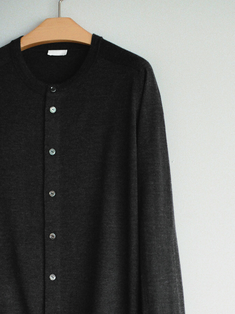 W/Si/Ca 18G Crew Cardigan