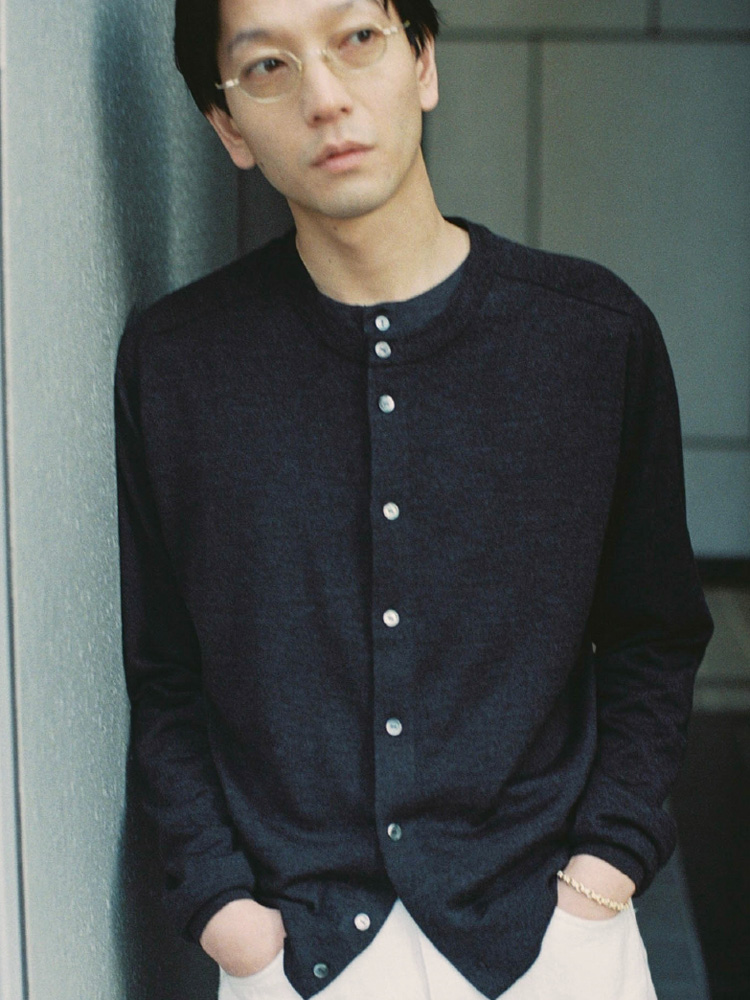 W/Si/Ca 18G Crew Cardigan / 商品詳細ページ / LIDNM / Llife ONLINE W/Si/Ca 18G Crew Cardigan / 商品詳細ページ / LIDNM / Llife ONLINE