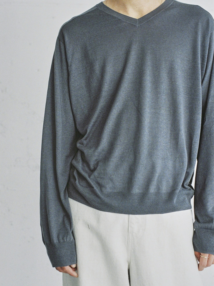 トップス LIDNM Si/L V-Neck Knit Si/L V-Neck Knit / 商品詳細ページ / LIDNM / Llife ONLINE STORE（リ
