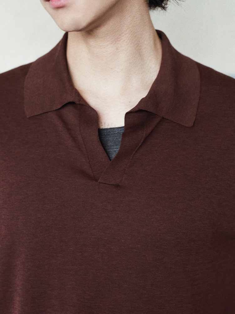 Ly/Co/Si Skipper Knit Polo