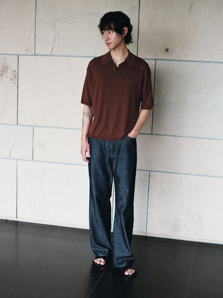 Ly/Co/Si Skipper Knit Polo