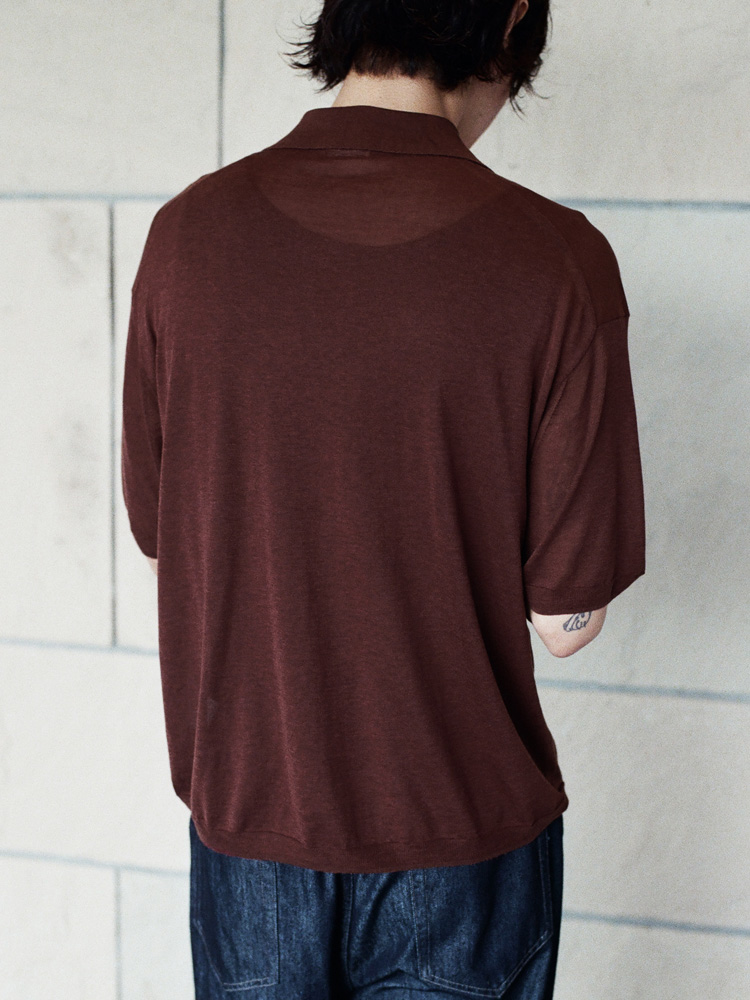 Ly/Co/Si Skipper Knit Polo