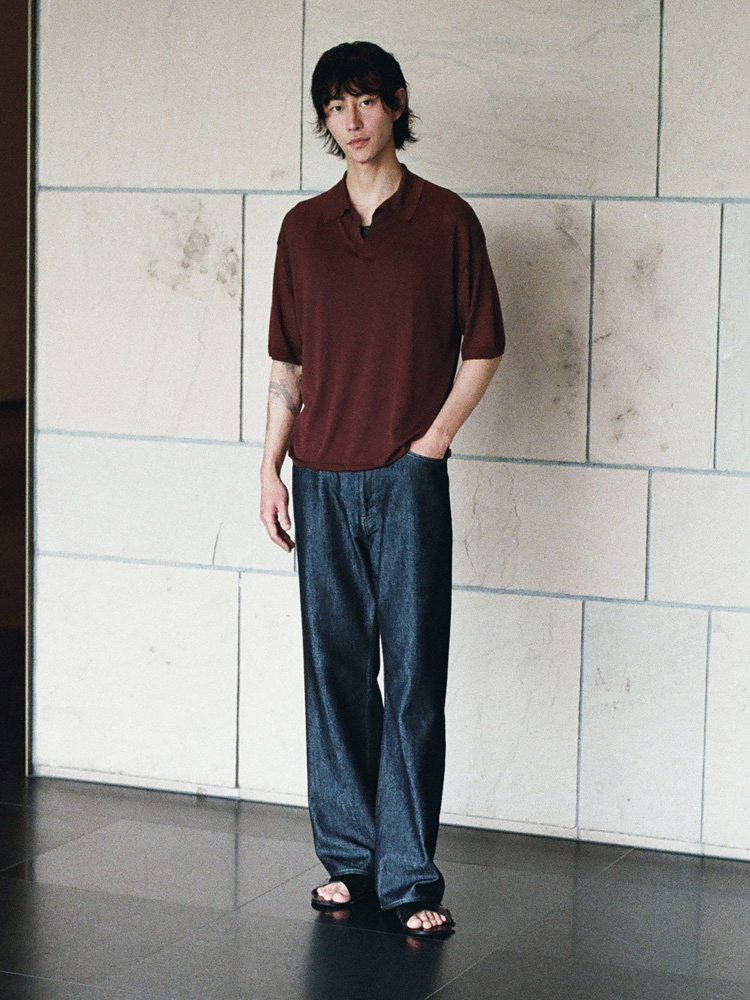 Ly/Co/Si Skipper Knit Polo