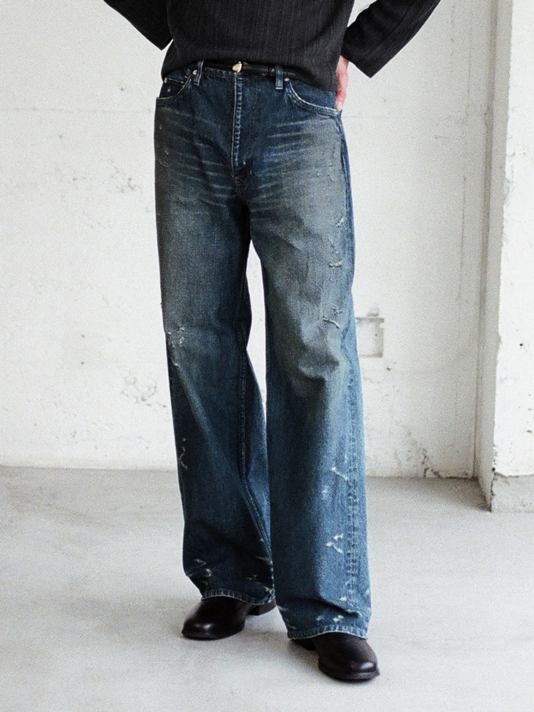 Damaged Heritage Denim Pants