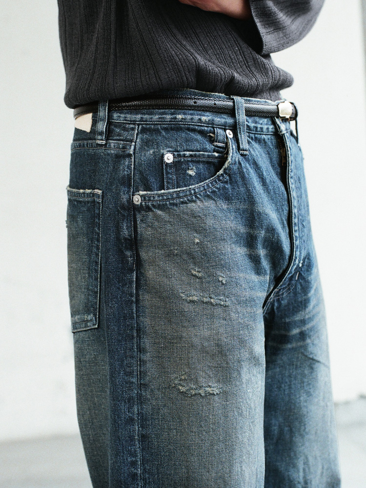 Damaged Heritage Denim Pants