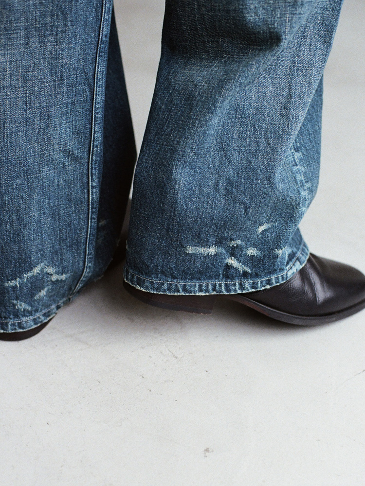 Damaged Heritage Denim Pants