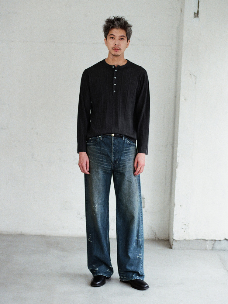 Damaged Heritage Denim Pants