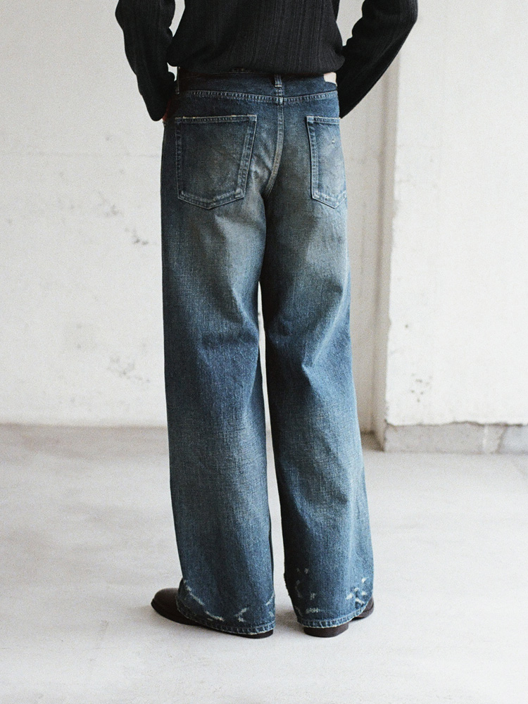 Damaged Heritage Denim Pants
