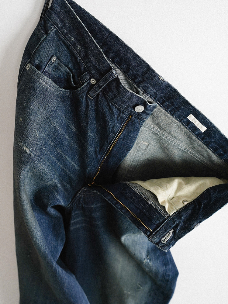 Damaged Heritage Denim Pants
