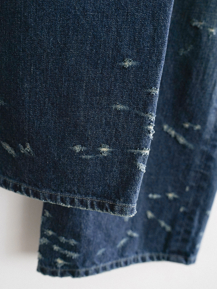 Damaged Heritage Denim Pants