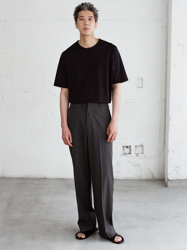 Wool Chambray Army Slacks