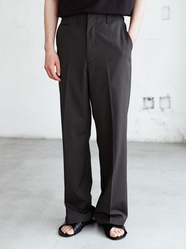 Wool Chambray Army Slacks