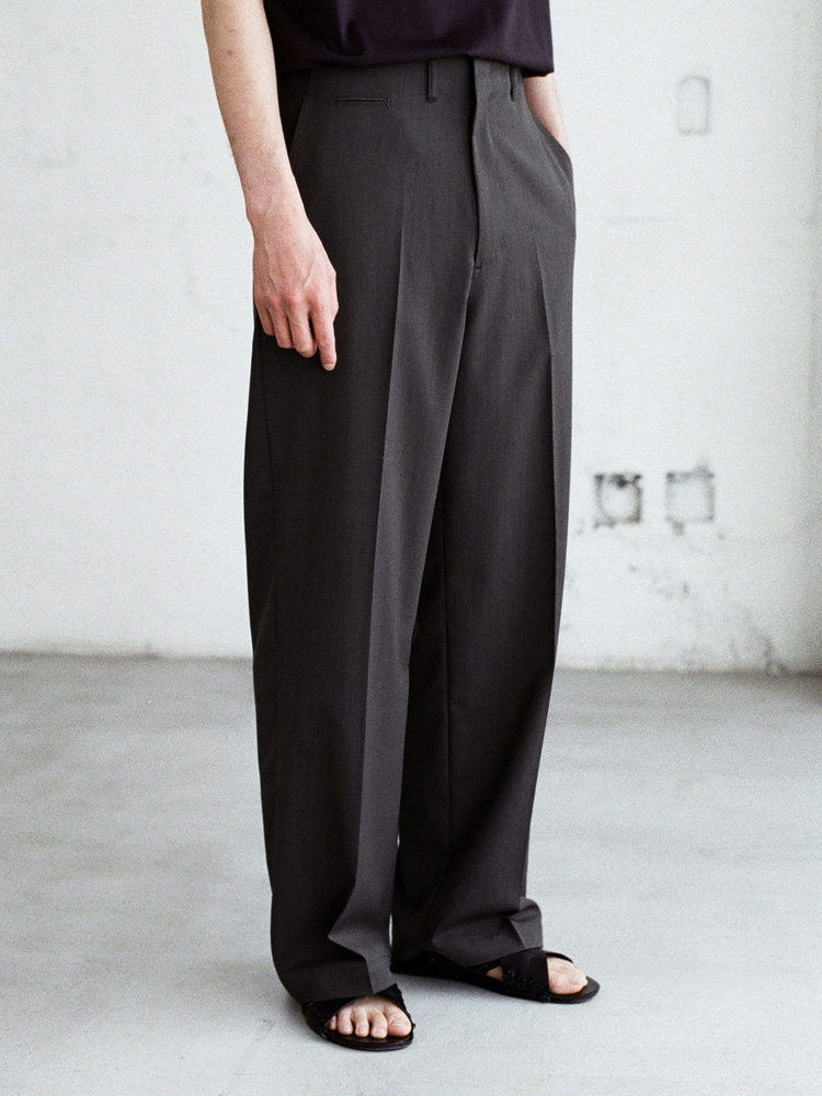 Wool Chambray Army Slacks