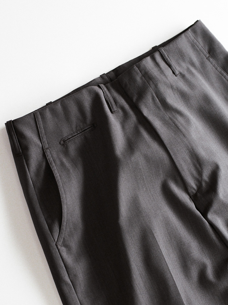 Wool Chambray Army Slacks