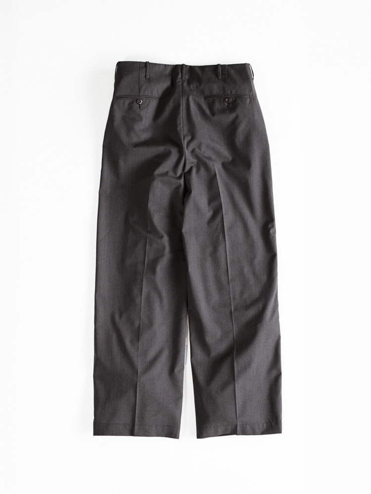 Wool Chambray Army Slacks