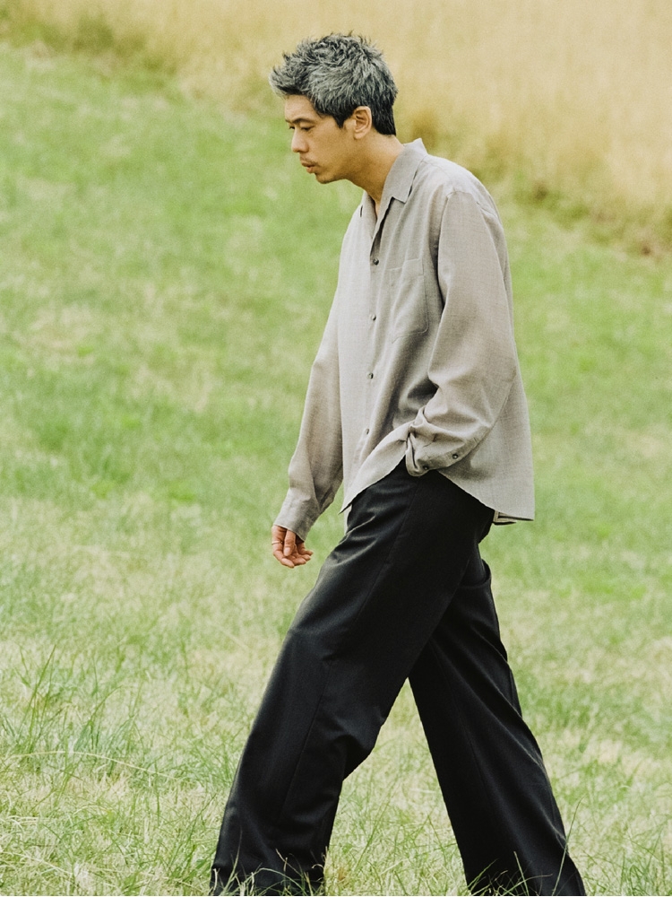 Wool Chambray Army Slacks / 商品詳細ページ / LIDNM / Llife ONLINE